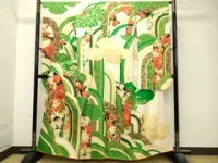 平和屋着物■豪華振袖　駒刺繍　吉祥花文　金彩　正絹　逸品　DAAJ5090rt
