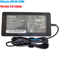 Chicony 20V 6A 120W AC Power Adapter For MSI Cyborg 15 GF63 Thin 10sc 11UC Laptop Charger