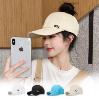 Caramel - Topi Distro Baseball Wanita Korea Anti Uv Model Putih Atas Bolong Fashion Style Outfit Cas