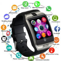Bluetooth Smart Watch Q18 Smart Watch With Touch Screen Plus Camera TF Card for Android IOS Mobile Watch