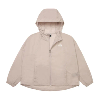 【The North Face】TNF 休閒 防潑水防風外套 W SAMARA UPF A LINE WIND JACKET - AP 女 灰色(NF0A8C521OA)