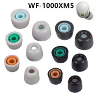 Replacement Earbuds Tips Memory Cotton Non Slip Earplug for Sony WF1000xm5/1000xm4 in-Ear Earphone Headsets SML 3 Size 3 Pairs
