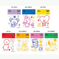 BT21 DECO STICKER Colour