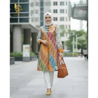 TUNIK PIAS KOIN PREMIUM JUMBO LD 125 LD 130 LD LD 135 140 LD 150 | DRESS WANITA BATIK CAP PREMIUM LD
