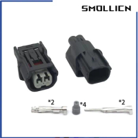 2 Sets 2 Pin Way HV 040 Male Female Auto Connector ABS Sensor Plug Press Switch Ignition Coil For Hondas 6189-7036 6189-6905