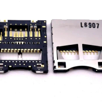 1PCS SD Memory Card Guide Slot Assembly Replacement For Panasonic Lx2 LX3 LX5 MDH1 FZ18 HC-V100 AG-HMC155 MCHMC150 card slot