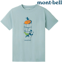 Mont-Bell Wickron 兒童排汗短T/幼童排汗衣 1114503 1114508 GOURIKI PSK 淺藍