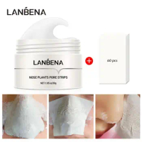 LANBENA Face Blackheads Remover Peel Off Black Dots Mask Skin Care Product Nose Pore Strips Stickers Acne Treatment Facial Masks