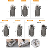1 unit bush/sarung gerudi 4–10 mm untuk penggerudian kayu dengan loceng/panduan dawel M14