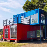 Modern Prefab 10ft 20ft 40ft Container Office/ Container Showroom Modular Mobile Cabin Display House