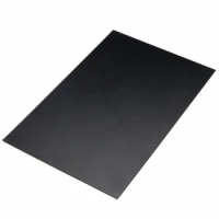 1pc Pratical ABS Styrene Plastic Flat Sheet Plate Black For Industry Tools