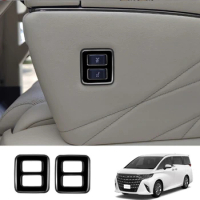 Car Middle Row Seat Outer Side Button Trim Frame Interior Accessories For Toyota Alphard 40 Series 2023+