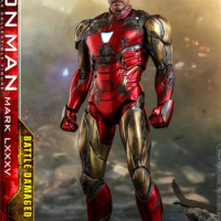 Marvel The Avengers 4 Iron Man Mk85 Original Hot Toys Battle Damaged Edition In Stock Joints Movable Favorite Model Ornaments