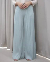 Aira Pleated Pants / Celana Kulot Plisket Premium by SARAH THE LABEL Panjang 105cm Mint