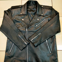 Jaket Kulit Domba Ramones Simple