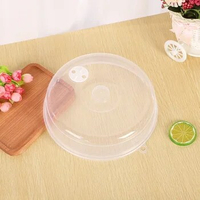 Food Cover Plastic Microwave Oven Special Heating Anti-splash Preservation Clear Lid Steam Vents Fresh-keeping Plate Bowl Cover