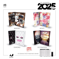 [ PLANNER 2025 ] Planner Book Cantik Combo 3+1 FREE l Budget Financial Saving Business Gold #MENAAMI