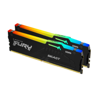 【Kingston 金士頓】FURY Beast 獸獵者 DDR5-6000 16GBX2 RGB PC用超頻記憶體(KF560C30BBAK2-32)