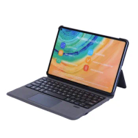 Ultra-thin Case with Keyboard for Huawei Matepad 10.4 Protective Cover for Huawei MatePad Pro 5G 10.8 Type-C Trackpad