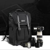 Black Multifunctional Camera DV Backpack Camera Video Recorder Bag Camera Lens Case for DSLR Canon Sony Nikon JVC