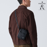 PORTER INTERNATIONAL - 翻玩迷彩PUZZ腰掛包 - 黑
