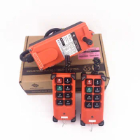 F21-E1B 1T1R 2T1R Hoist Crane Wireless Radio Remote Control 6 Single Speed UTING 6 One-Speed Buttons