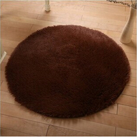 Round Rug MatsFluffy Circle Shaggy Circular RugUpgrade Fuzzy Plush Cars for Kids Room DecorGirls Bed