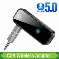 Bluetooth 5.0 Audio Receiver Transmitter Hansfree Call 3.5mm AUX Jack USB Dongle Stereo Music Wireless Adapter For TV PC Car Kit