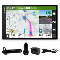 Wearable4U - Garmin DriveSmart 86, 8-inch Car GPS Navigator with Bright, Crisp High-Res Maps and Voice Assist with Power Pack Bu