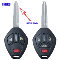 Replacement Remote Keyless Key Shell 2 3 4 Buttons Fit For Mitsubishi Montero Sport Eclipse Galant 380 MIT11R Blade