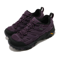 Merrell 戶外鞋 Moab 2 GTX 女鞋 登山 越野 防潑水 避震氣墊 耐磨大底 紫 黑  ML034828