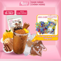 Set nấu Milo dầm [thành phẩm 15-20 ly] Bếp Của Mẹ ONICI set nguyên liệu full topping