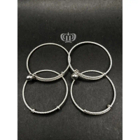 Dewi Souvenir Silver | Set Gelang Tangan Kaki Bayi Lilit Kincing Perak 925