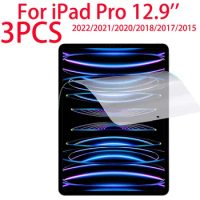 3 PCS PE Soft Film Screen Protector For Apple iPad Pro 12.9 inch 2022 2021 2020 2018 2017 2015 Tablet PET Soft Protective Film