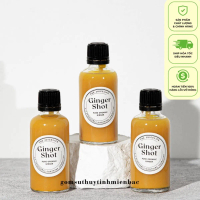 Chai Thủy Tinh Trong Suốt Đựng Ginger Shot (Đa Dạng Dung Tích 10-100ml) - TẶNG KÈM PHỄU RÓT