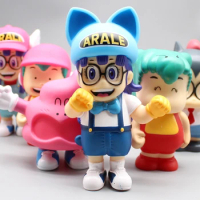 9pcs Arale Anime Figures Cute Arale Dr. Slump Series Figure Statue Model Collection Desk Decor Kids Toy Birthday Gifts