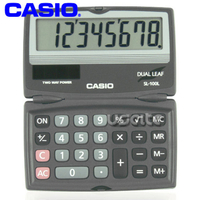 CASIO SL-100L 國家考試專用 計算機 (摺疊設計) (8位數)