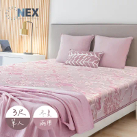 （NEX） 舒柔櫻錦 彈簧床墊 單人3尺 連結式彈簧 硬式床墊(冬夏兩用/台灣製造)