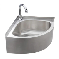 small corner sink stainless steel wash basin