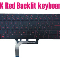 UK Red Backlit keyboard for MSI 9S7-16WK12 Bravo 15 A4DDR/Bravo 15 A4DCR(MS-16WK)