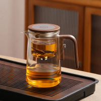 泡茶壺 茶水分離飄逸杯 全玻璃耐熱過濾沖茶神器 功夫茶具 磁吸泡茶杯(泡茶壺 泡茶杯 茶壺 茶水分離杯)