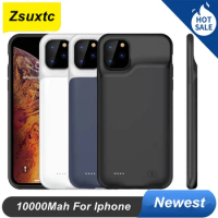 10000mAh Battery Case for iPhone 12 Pro 11 Pro Max Smart Power Bank Charging Charger for iPhone XS Max XR 7 8 Plus 6s SE 2020