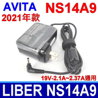 AVITA LIBER NS14A9 V14 19V 變壓器 充電器 電源線 通用 2.1A、2.37A