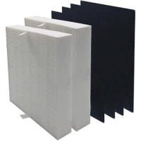 2 HEPA + 4 Carbon Filter Suitable for Honeywell HPA100 and HPA090 HPA094 HPA100 HPA104 HPA105 HPA106 Air Purifiers