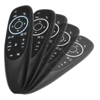 50pcs G10 G10S PRO G10S BT 2.4G Wireless Air Mouse Remote Control Voice Gyroscope for Android tv box T9 H96 Max X96 mini X96 MAX