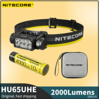 NITECORE HC65 UHE 2000Lumens Headlamp USB-C Rechargeable with White, Red, and Reading Lights Include Battery