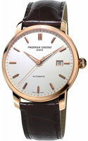 CONSTANT 康斯登 CLASSICS百年經典系列18k金 機械男腕錶(FC-316V5B9)-40mm-白面皮革【刷卡回饋 分期0利率】【APP下單點數13倍送】