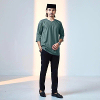 SULAIMAN HERITAGE KURTA 2 - 3/4 SLEEVE (THREE-QUARTER SLEEVES)