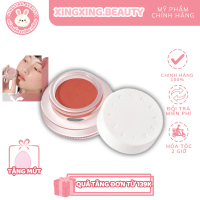 FOREVER KEY Má hồng dạng kem trang điểm tông màu da tự nhiên highlight làm sáng tím xanh tạo khối má
