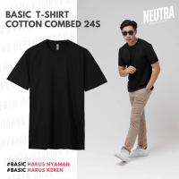 Neutra Kaos Basic Premium Cotton Combed 24s Untuk Pria - 100% COTTON COMBED 24s